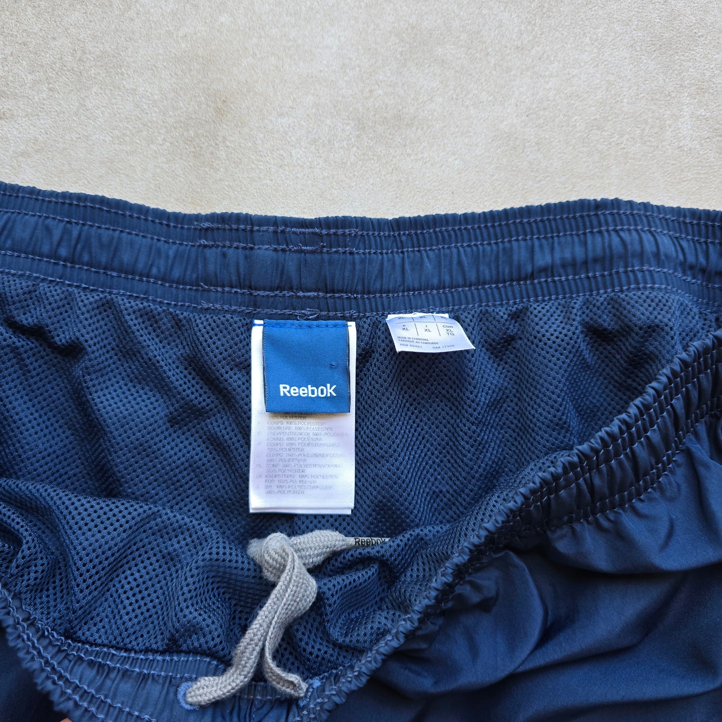Reebok Ankle Zip Track Pants - XL