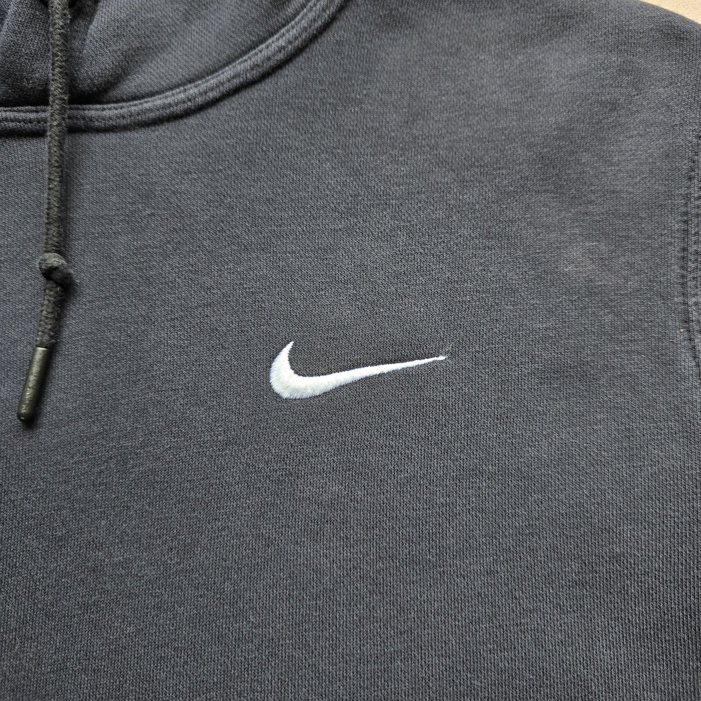 Vintage Y2K Nike Embroidered Mini Swoosh Hoodie - S