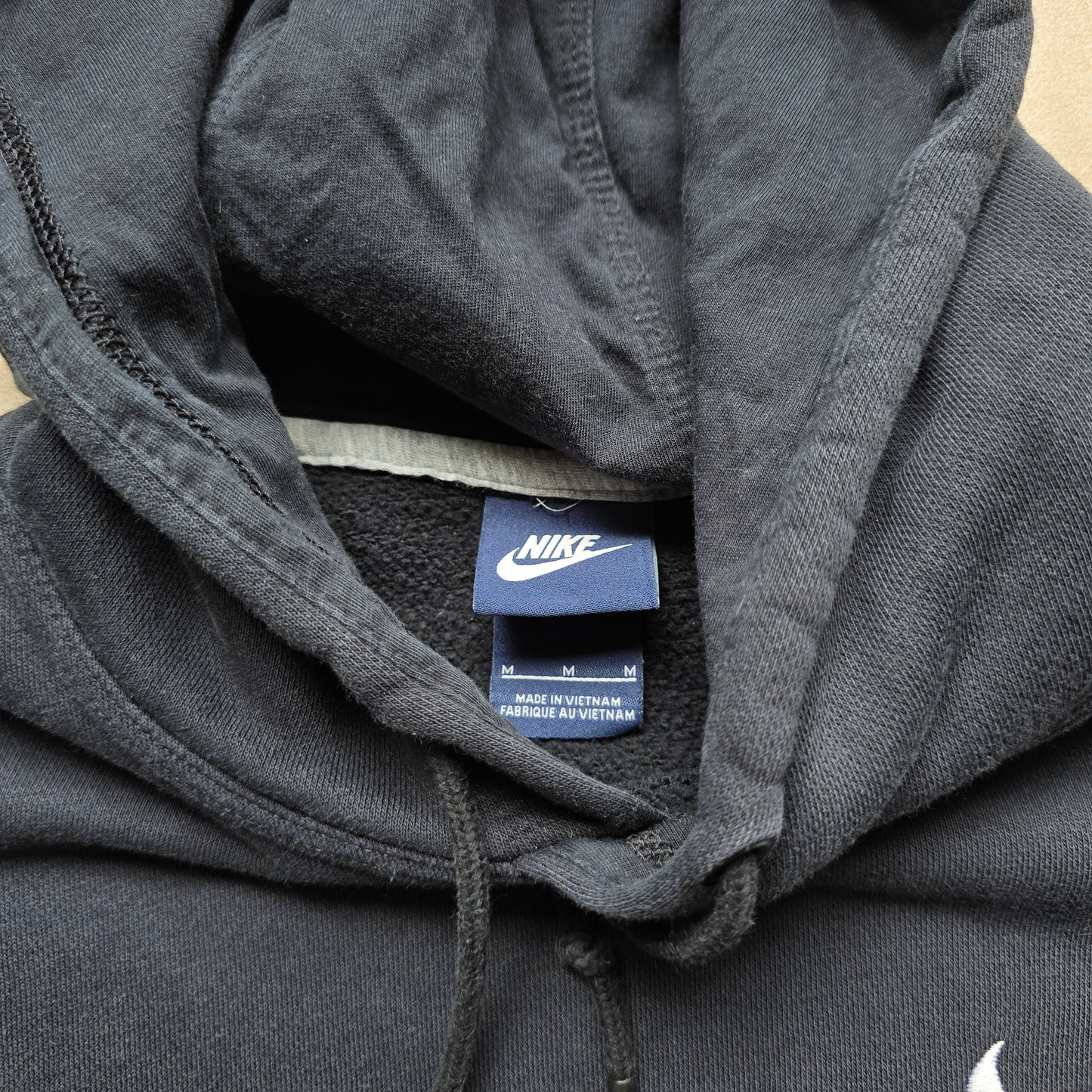 Vintage Y2K Nike Embroidered Mini Swoosh Hoodie - S