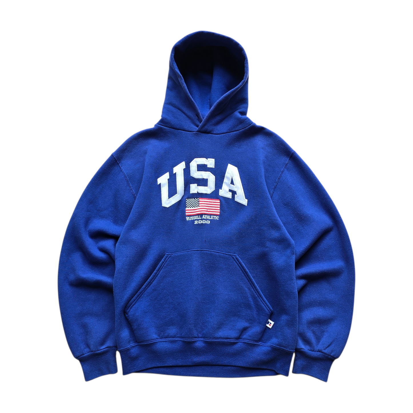 Vintage Russell Athletic USA 2000 Hoodie - S