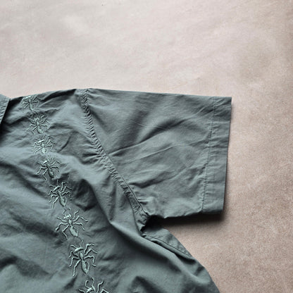 Butter Goods Bug Short Sleeve Zip Shirt - M