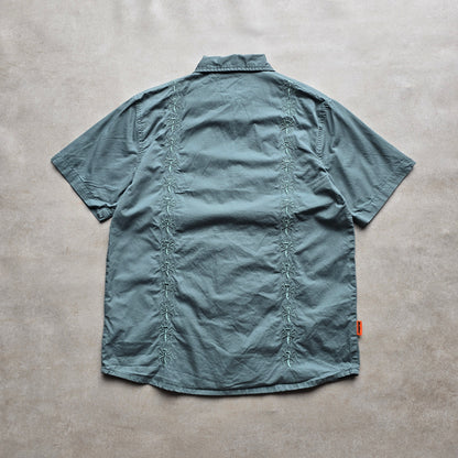 Butter Goods Bug Short Sleeve Zip Shirt - M