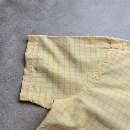Vintage 90's Tommy Hilfiger Check Short Sleeve Button Up Shirt - XL