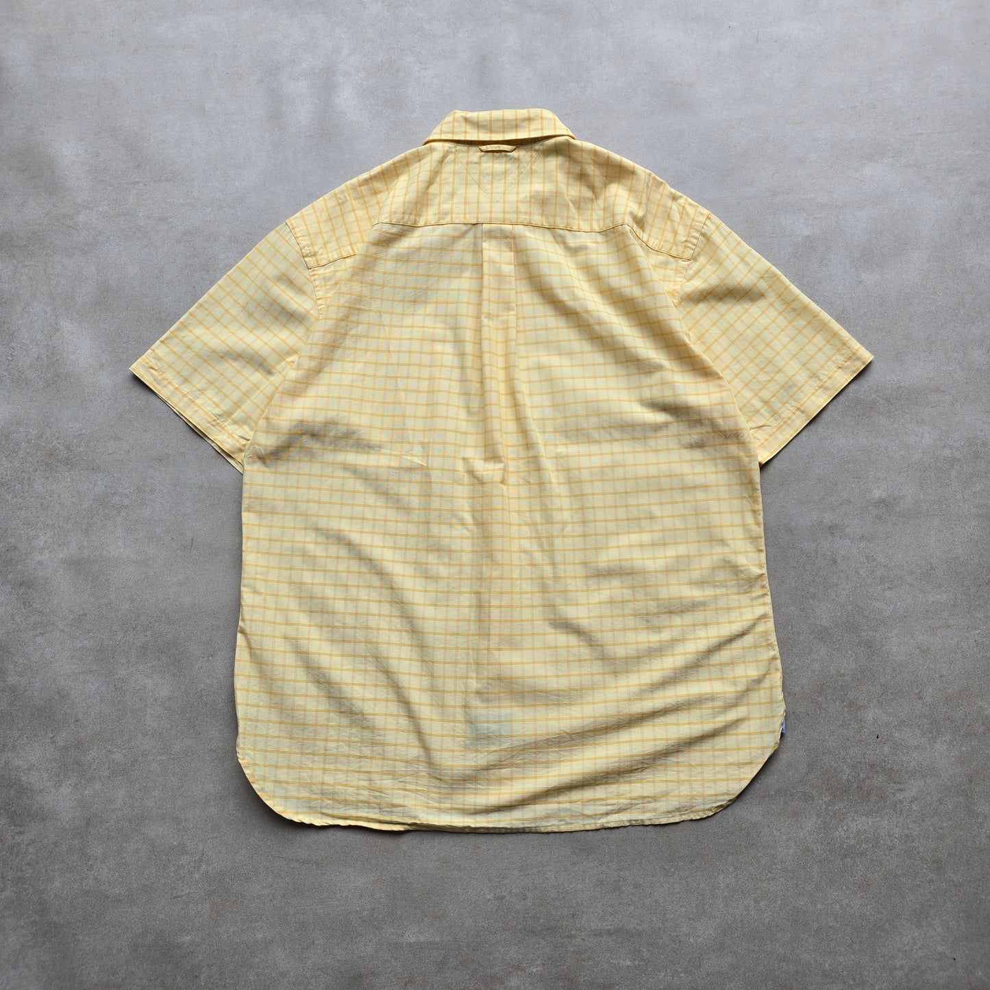 Vintage 90's Tommy Hilfiger Check Short Sleeve Button Up Shirt - XL