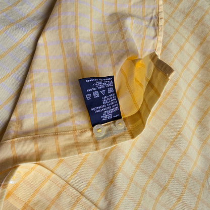 Vintage 90's Tommy Hilfiger Check Short Sleeve Button Up Shirt - XL