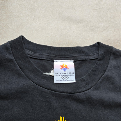 Vintage 2002 Salt Lake USA Winter Olympics Tee - M