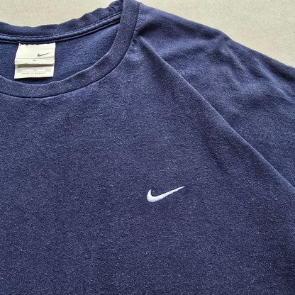 Vintage Nike Embroidered Mini Swoosh Tee - XL