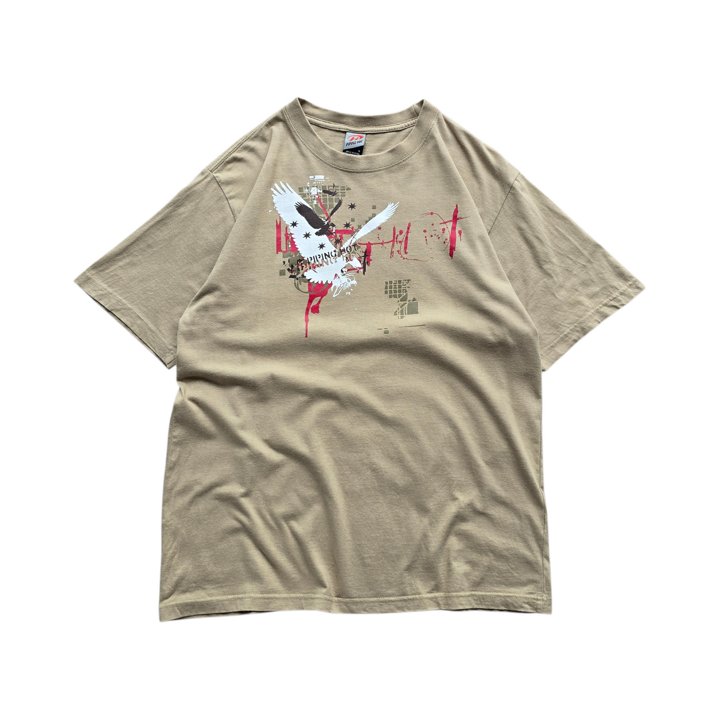 Vintage Y2K Piping Hot Tee - M
