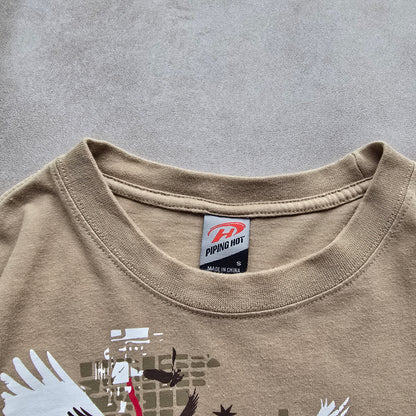 Vintage Y2K Piping Hot Tee - M