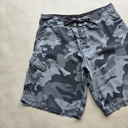 Vintage Y2K Billabong Camo Board Shorts - 38
