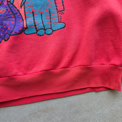 Vintage Australia Cat Sweatshirt - WMNS M