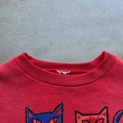 Vintage Australia Cat Sweatshirt - WMNS M