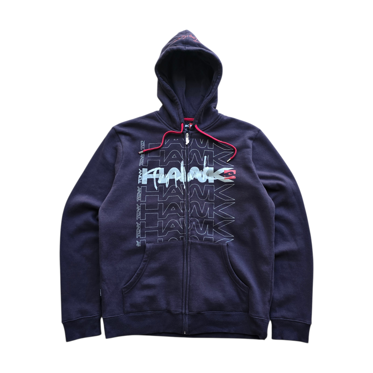 Vintage Y2K Tony Hawk Full Zip Hoodie - M