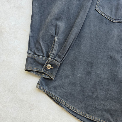 Vintage Quiksilver Heavy Denim Button Up Shirt - XXL