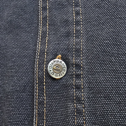 Vintage Quiksilver Heavy Denim Button Up Shirt - XXL