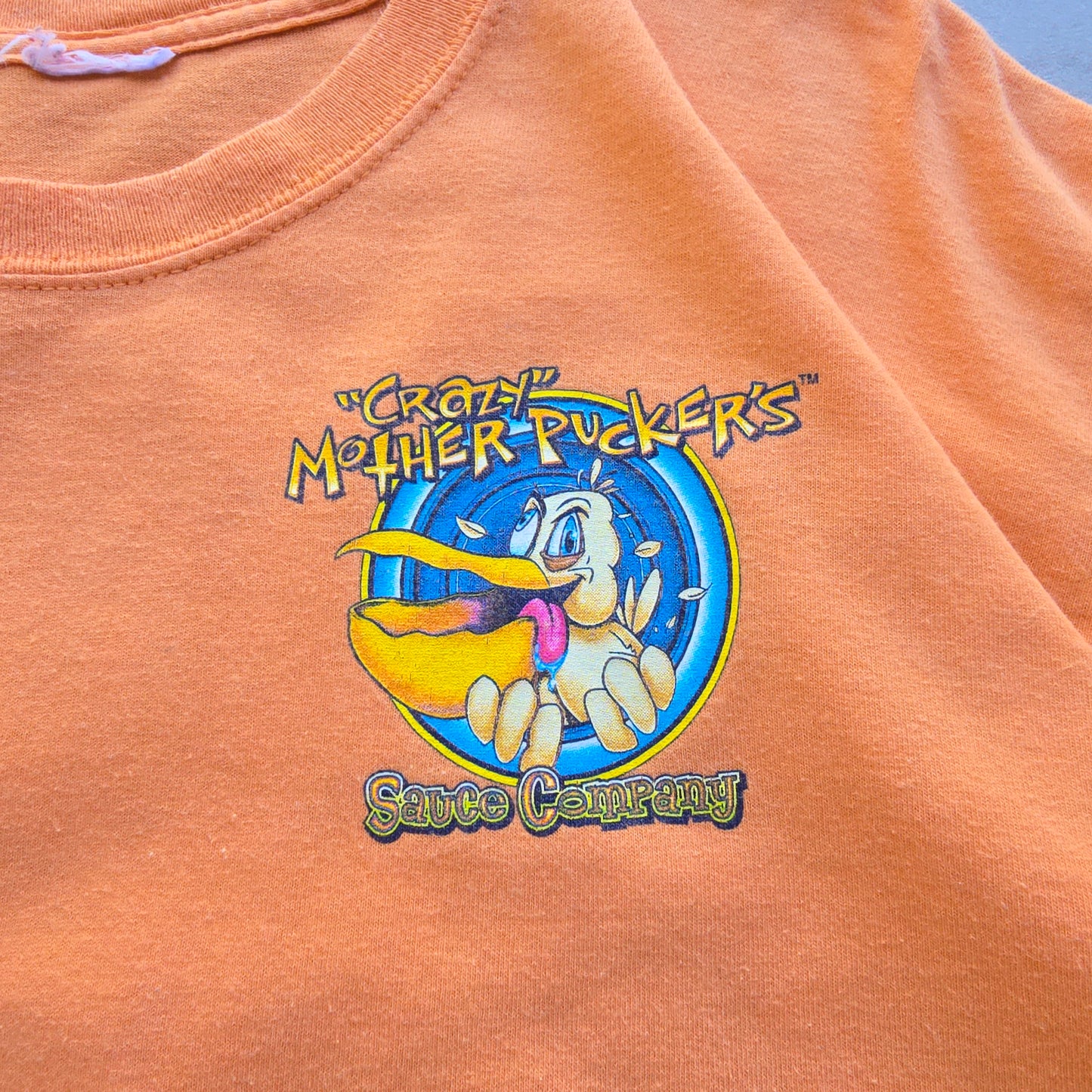 Vintage Crazy Mother Puckers Sauce Company Tee - L