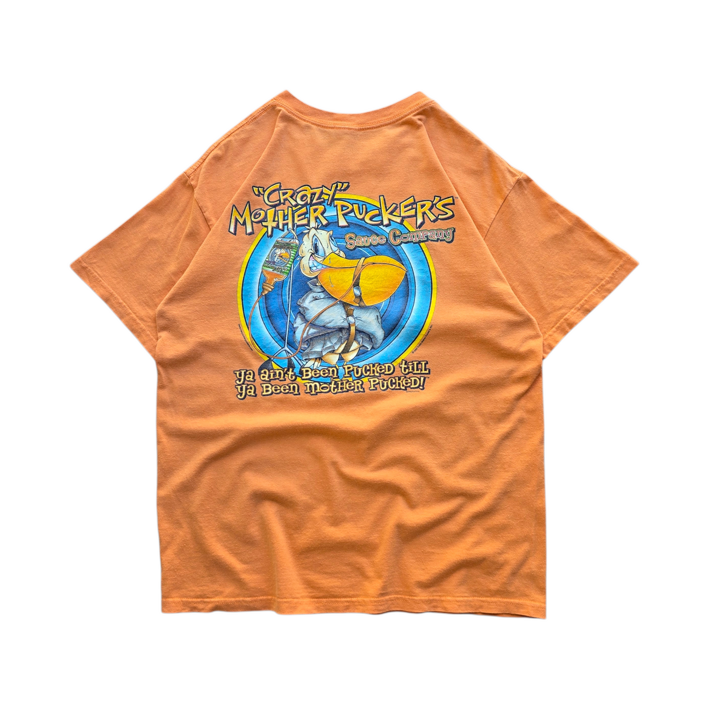 Vintage Crazy Mother Puckers Sauce Company Tee - L