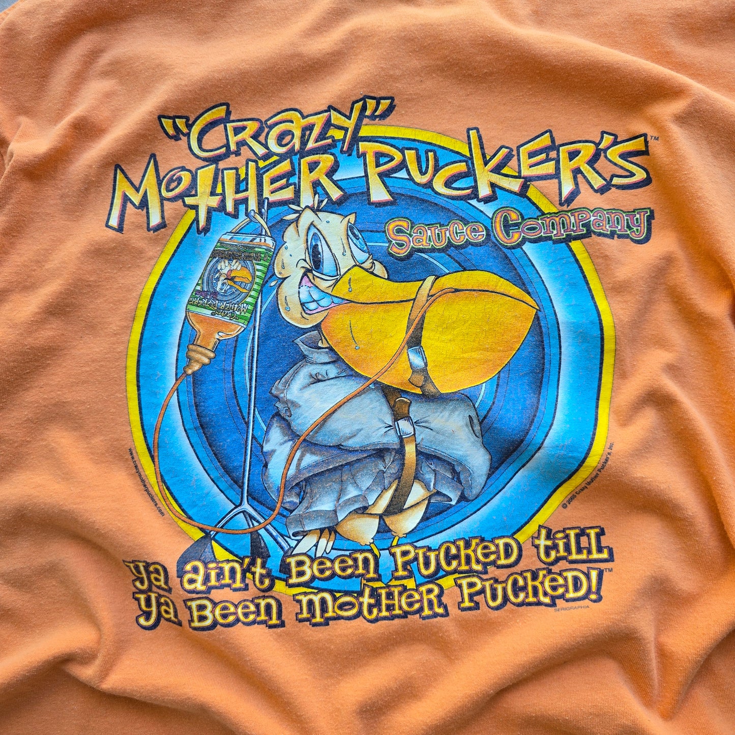 Vintage Crazy Mother Puckers Sauce Company Tee - L