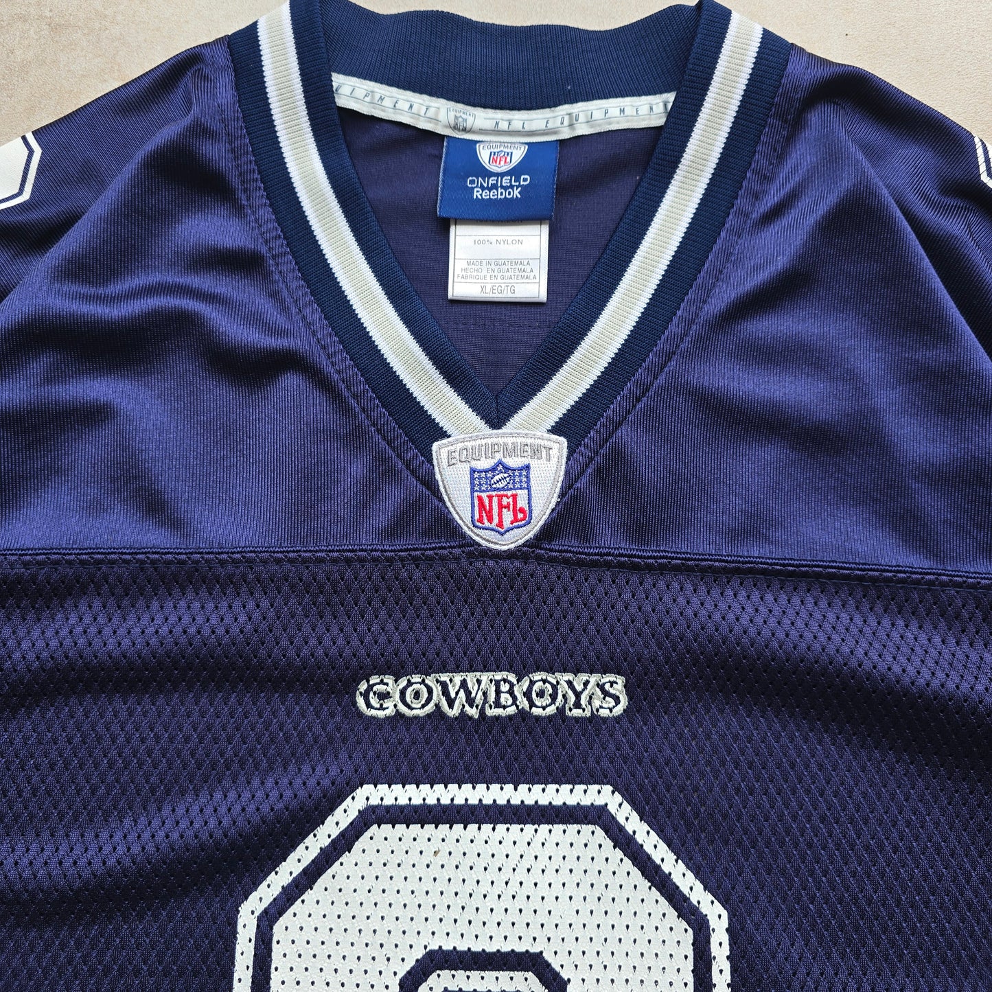 Vintage Reebok NFL Dallas Cowboys Romo #9 Jersey - XL
