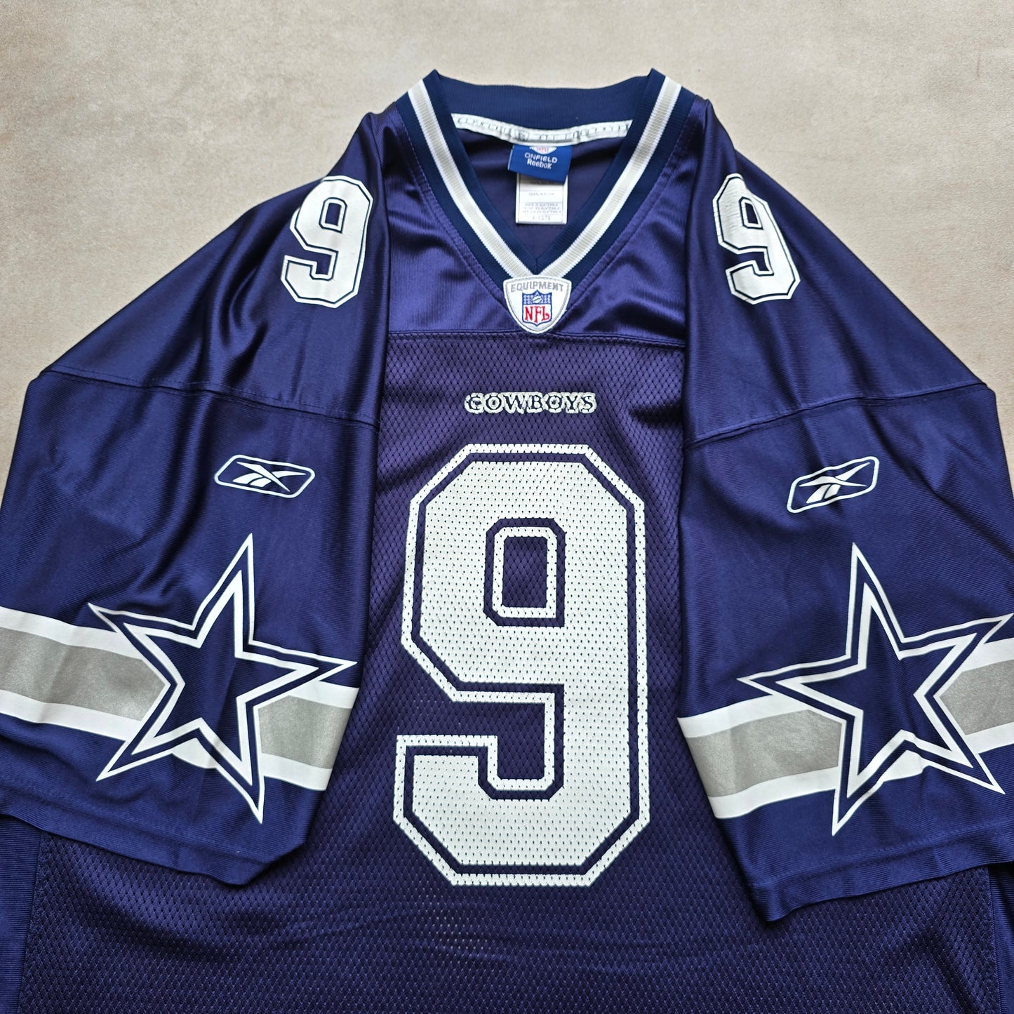 Vintage Reebok NFL Dallas Cowboys Romo #9 Jersey - XL