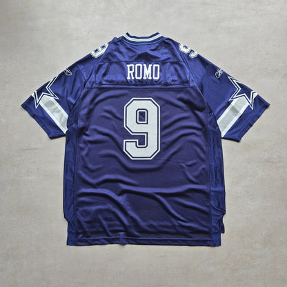 Vintage Reebok NFL Dallas Cowboys Romo #9 Jersey - XL