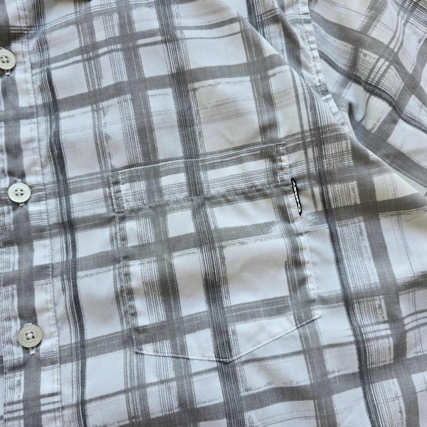 Oakley Short Sleeve Button Up Shirt - L