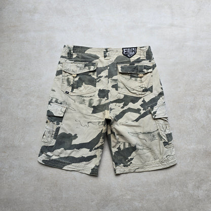 Vintage Y2K FOX Racing Camo Cargo Shorts - 32
