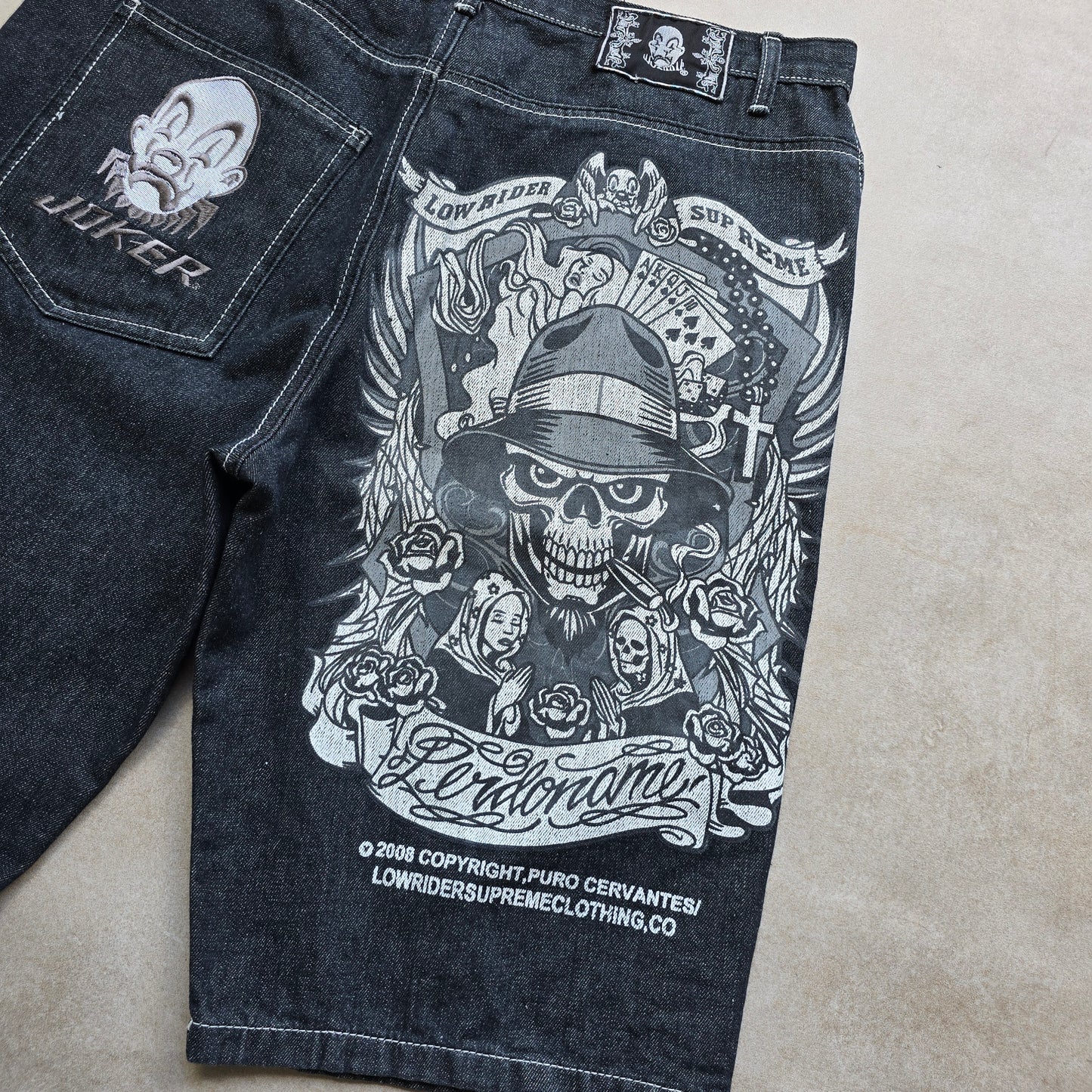 Vintage Y2K Joker Los Angeles Jorts - 36