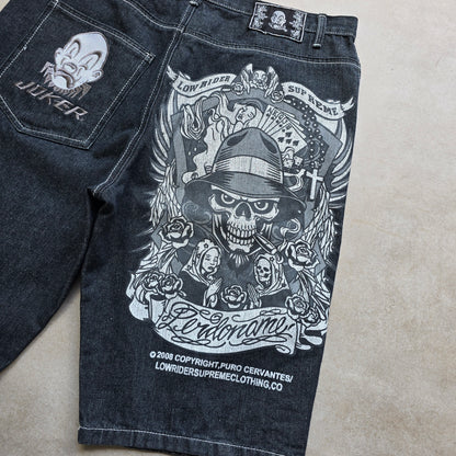 Vintage Y2K Joker Los Angeles Jorts - 36