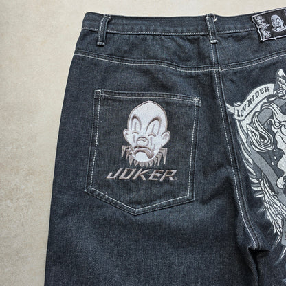Vintage Y2K Joker Los Angeles Jorts - 36