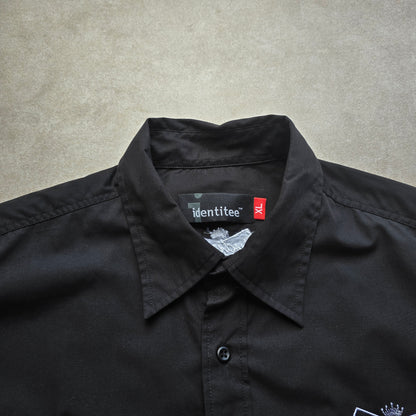 Budweiser Short Sleeve Button Up Shirt - L