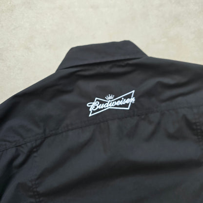 Budweiser Short Sleeve Button Up Shirt - L
