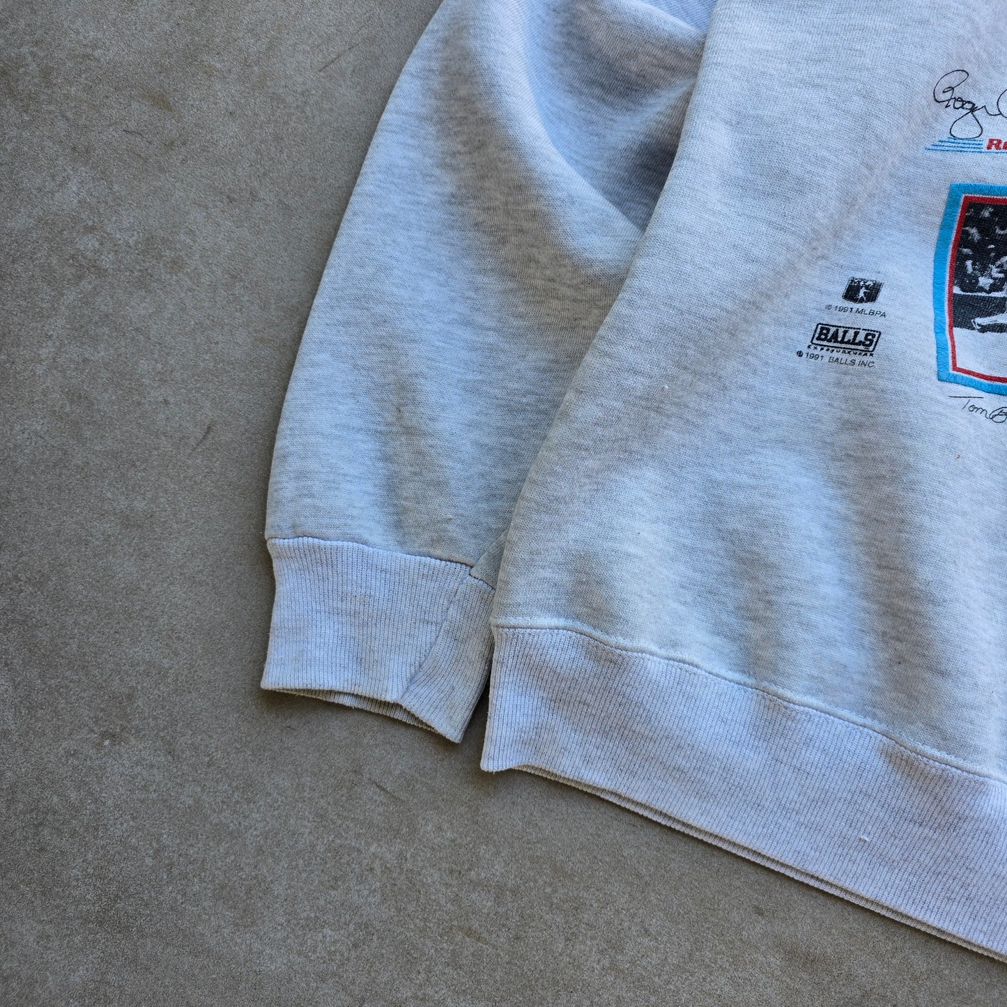 Vintage 1991 Rocket Roger Boston Red Sox Lee Sweatshirt - L