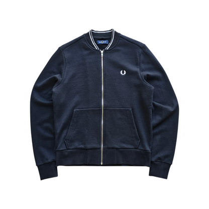 Fred Perry Full Zip Bomber Sweatshirt - M