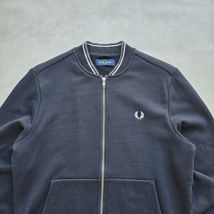 Fred Perry Full Zip Bomber Sweatshirt - M