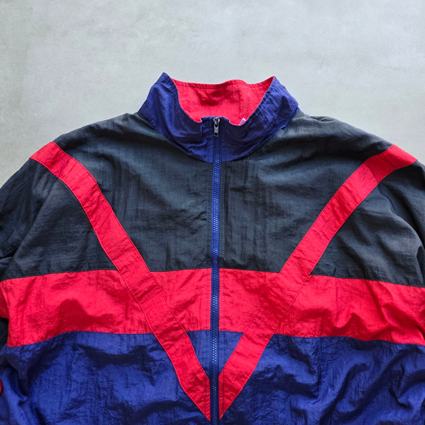 Vintage E.B Sport Colour Block Windbreaker Jacket - XL