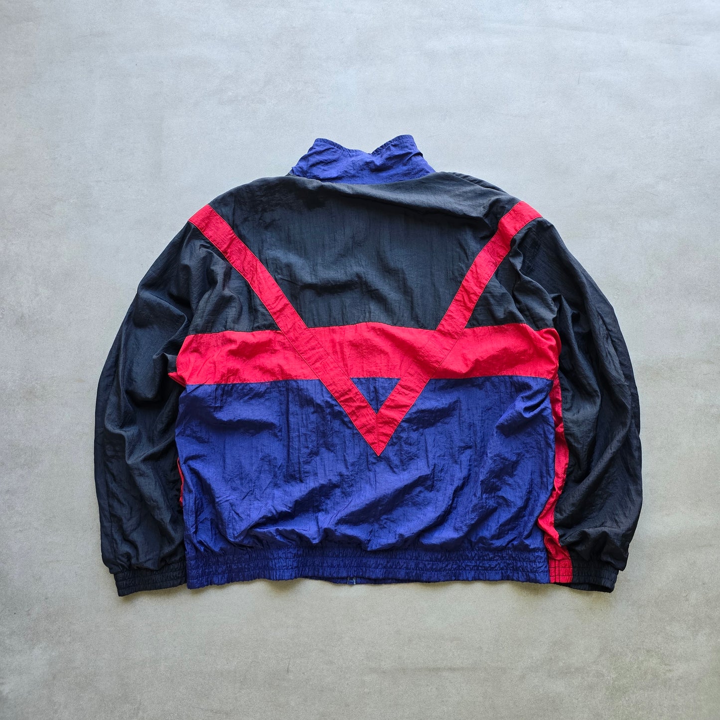 Vintage E.B Sport Colour Block Windbreaker Jacket - XL