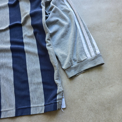 Vintage Adidas Long Sleeve Rugby Polo Shirt - L