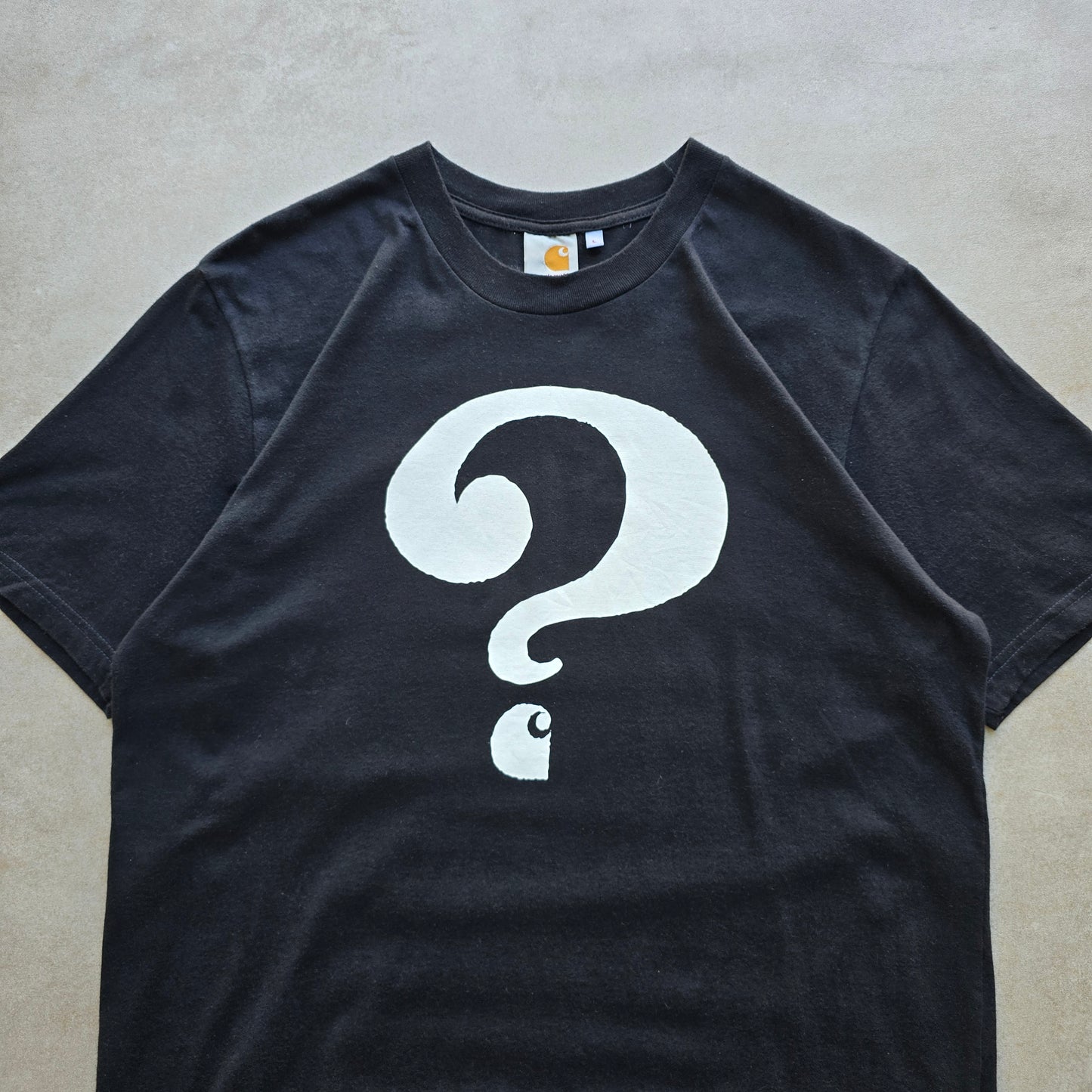 Vintage Carhartt Question Mark Tee - L