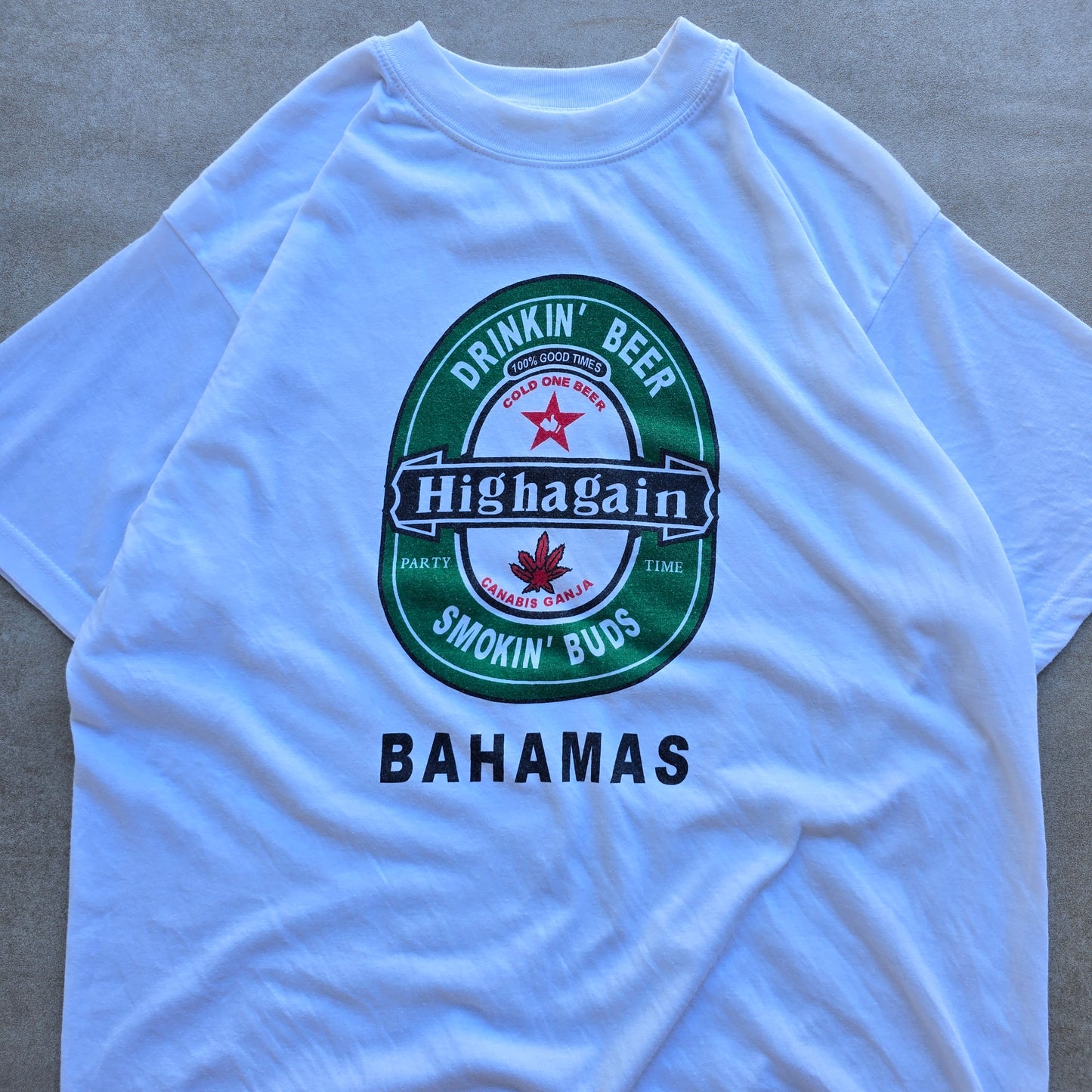 Vintage High Again Bahamas Tee - M