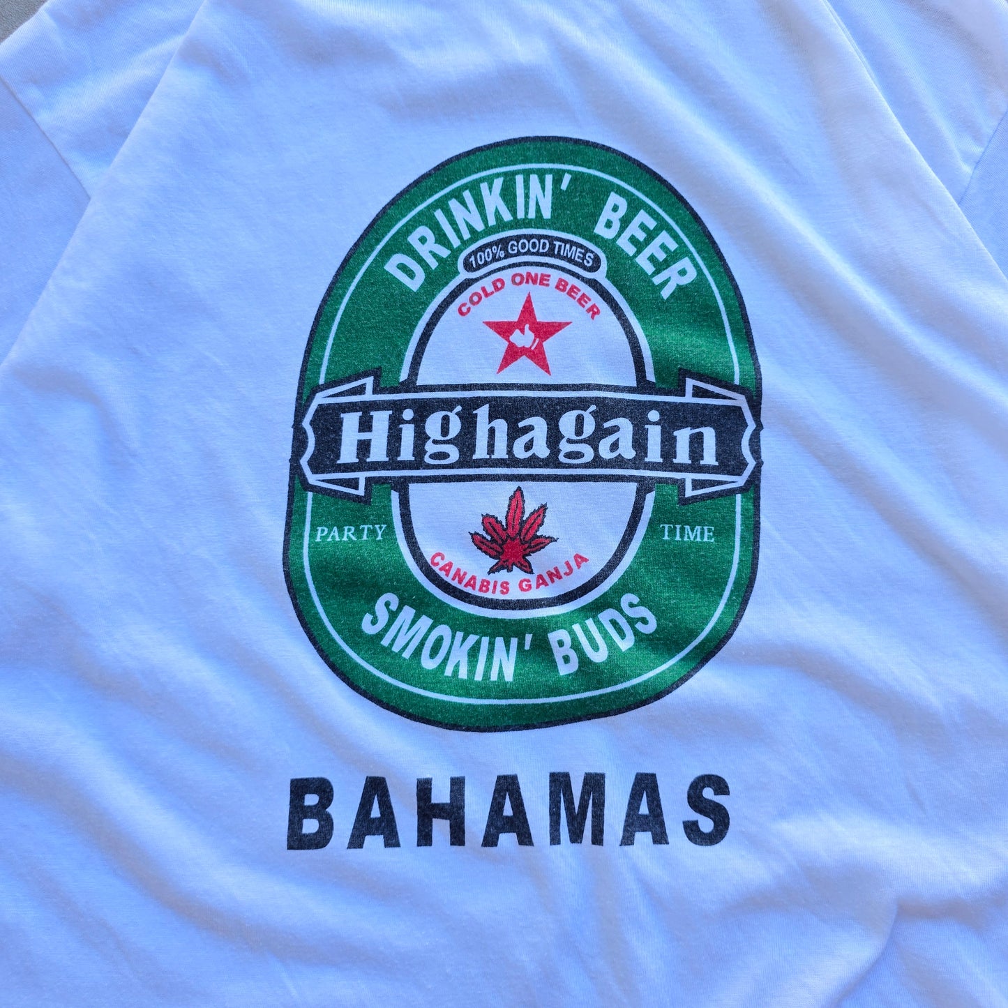 Vintage High Again Bahamas Tee - M