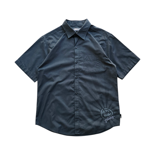 Vintage Y2K Billabong Rising Sun Short Sleeve Button Up Shirt - S
