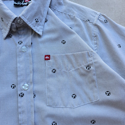 Vintage Y2K Quiksilver Short Sleeve Button Up Shirt - S/M
