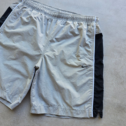 Vintage Nike Embroidered Mini Swoosh Shorts - L/XL