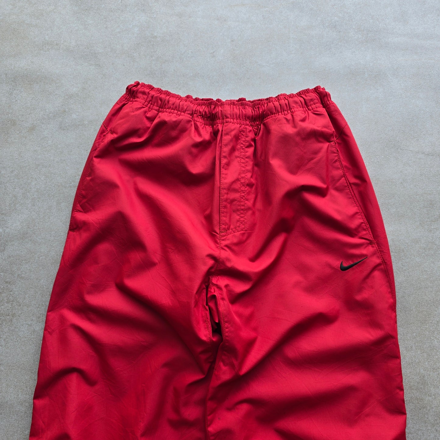 Vintage Nike Embroidered Mini Swoosh Ankle Zip Track Pants - WMNS XS/S