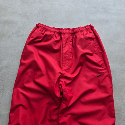 Vintage Nike Embroidered Mini Swoosh Ankle Zip Track Pants - WMNS XS/S