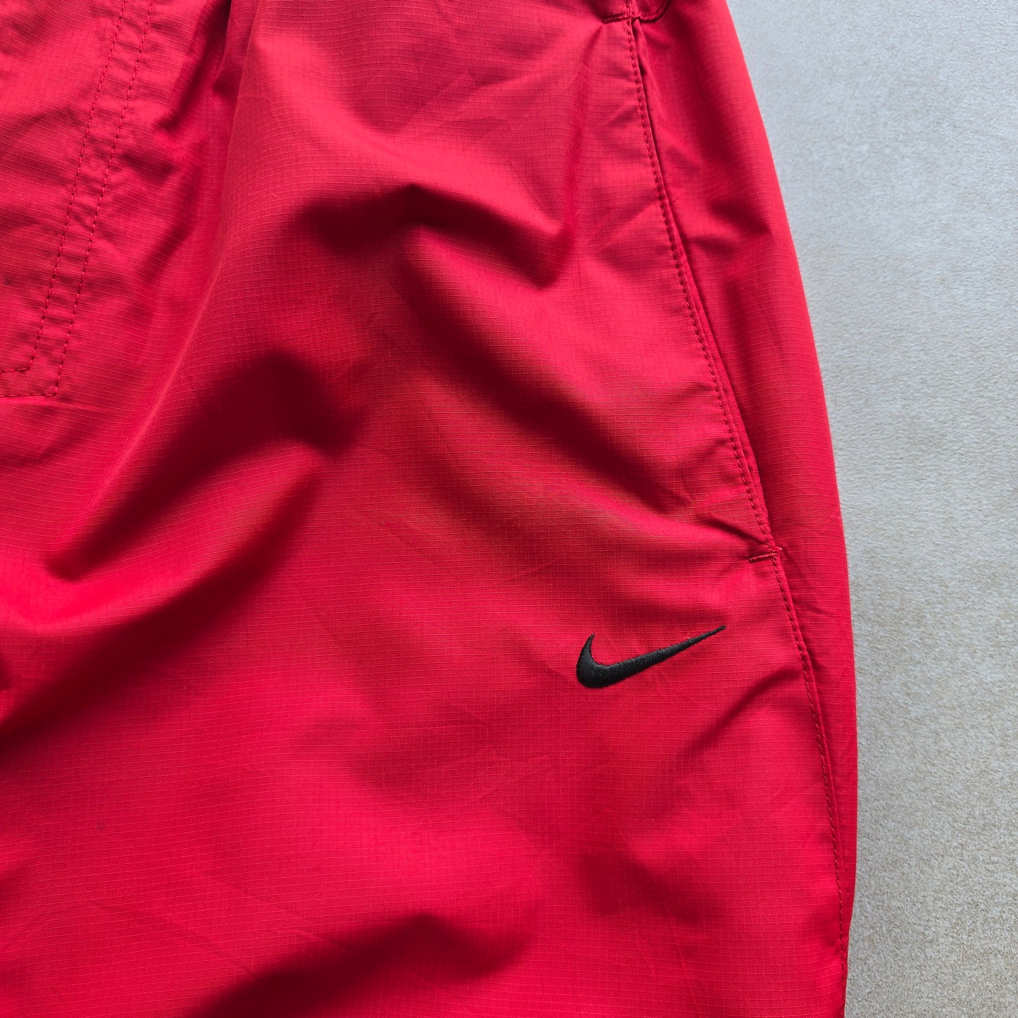 Vintage Nike Embroidered Mini Swoosh Ankle Zip Track Pants - WMNS XS/S