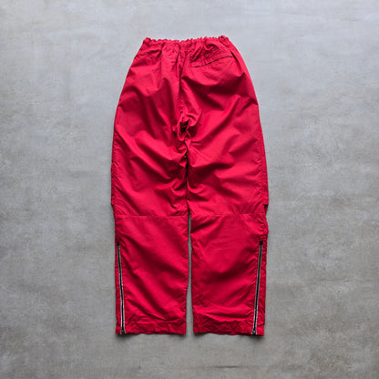 Vintage Nike Embroidered Mini Swoosh Ankle Zip Track Pants - WMNS XS/S
