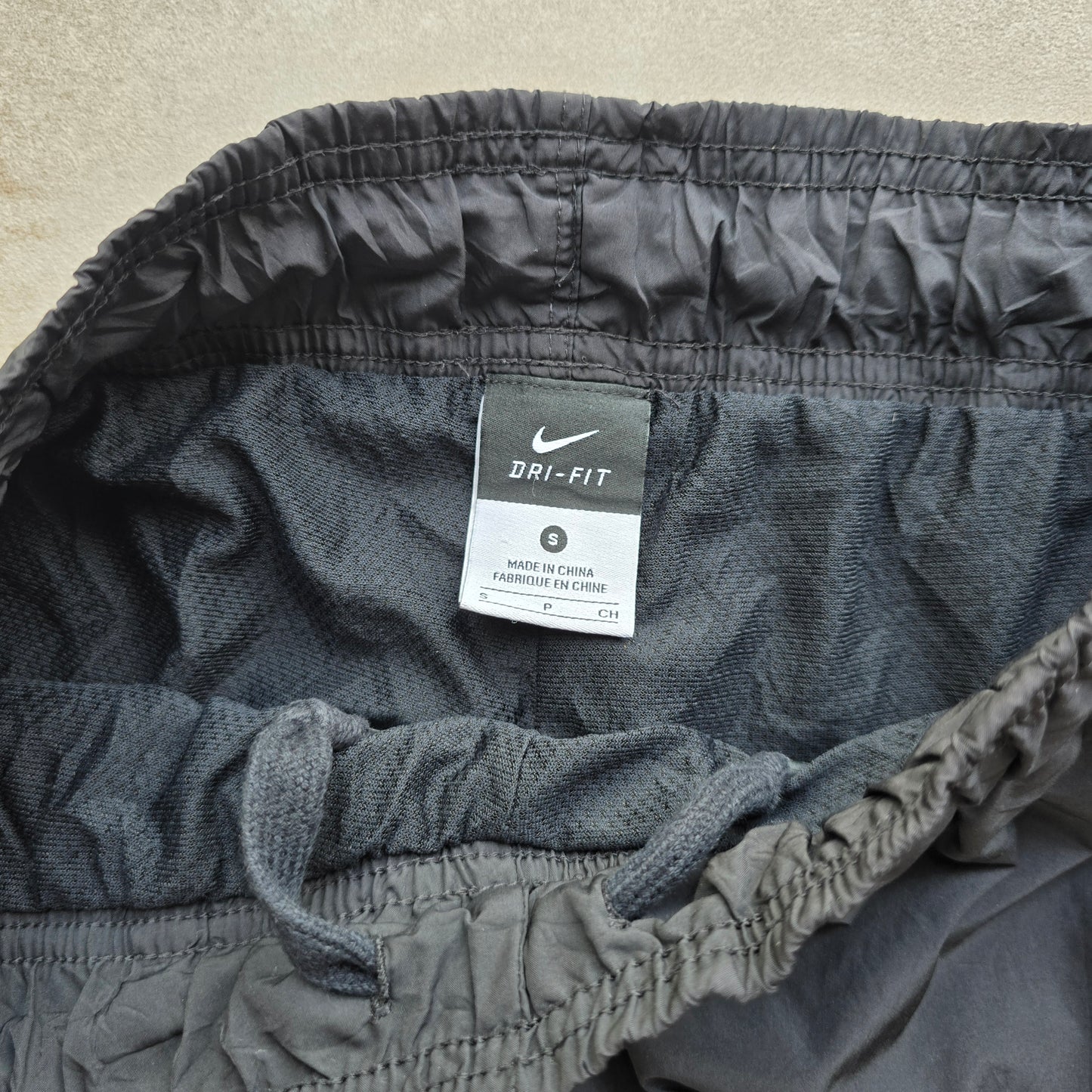 Vintage Nike Embroidered Mini Swoosh Ankle Zip Track Pants - WMNS S