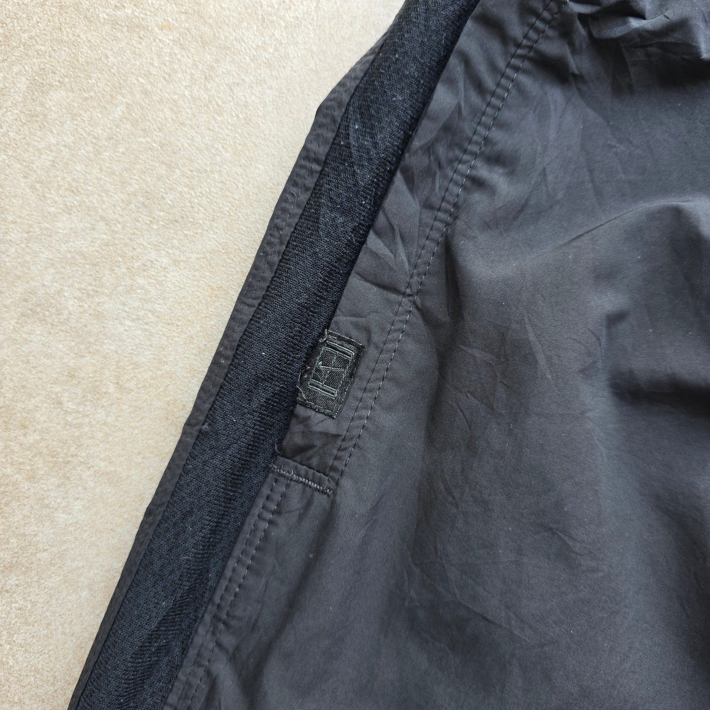 Vintage Nike Embroidered Mini Swoosh Ankle Zip Track Pants - WMNS S